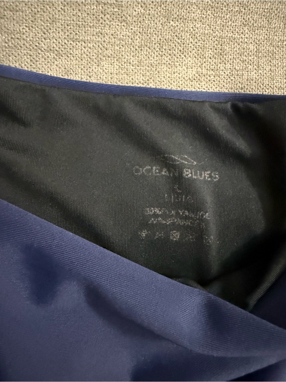 Navy swim bottoms